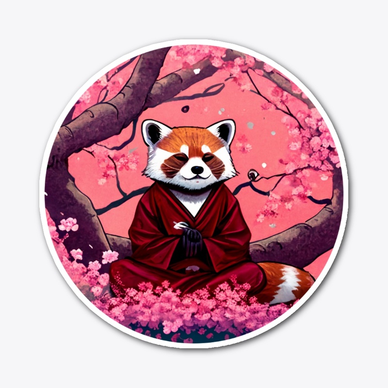 Meditating Red Panda