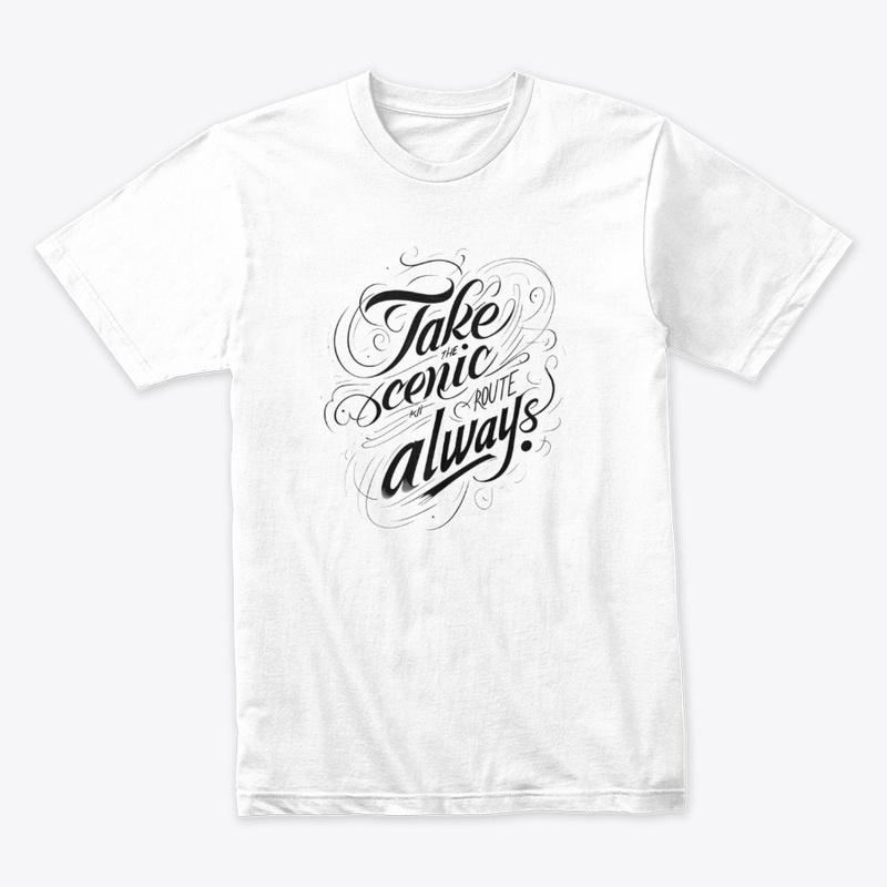 Scenic Route Travel Tee"USA"UK