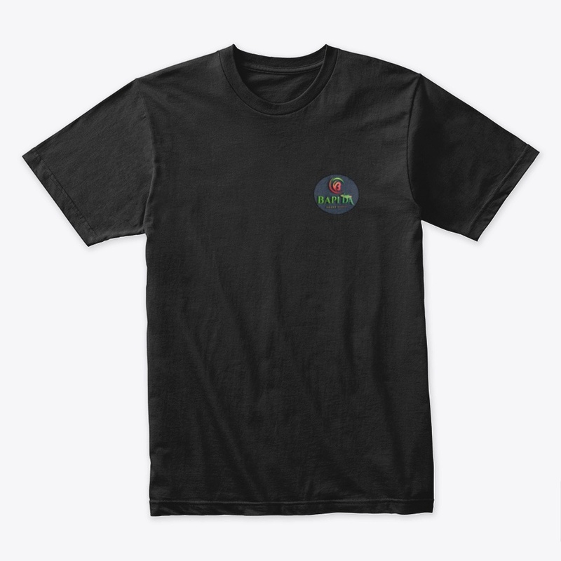 t shirt with bapi da snake expert logo