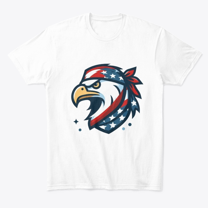 2025 Eagle Bandana July 4th Tee