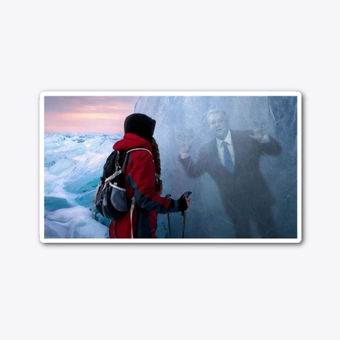 Al Gore In A Glacier!  Standard Camiseta Front
