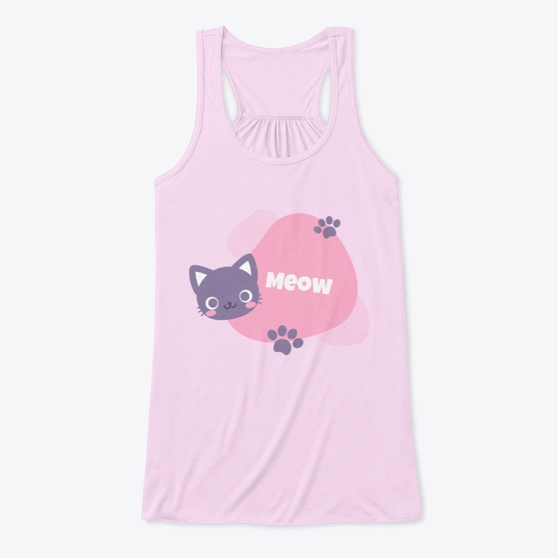 Meow Women's Racerback Tank 