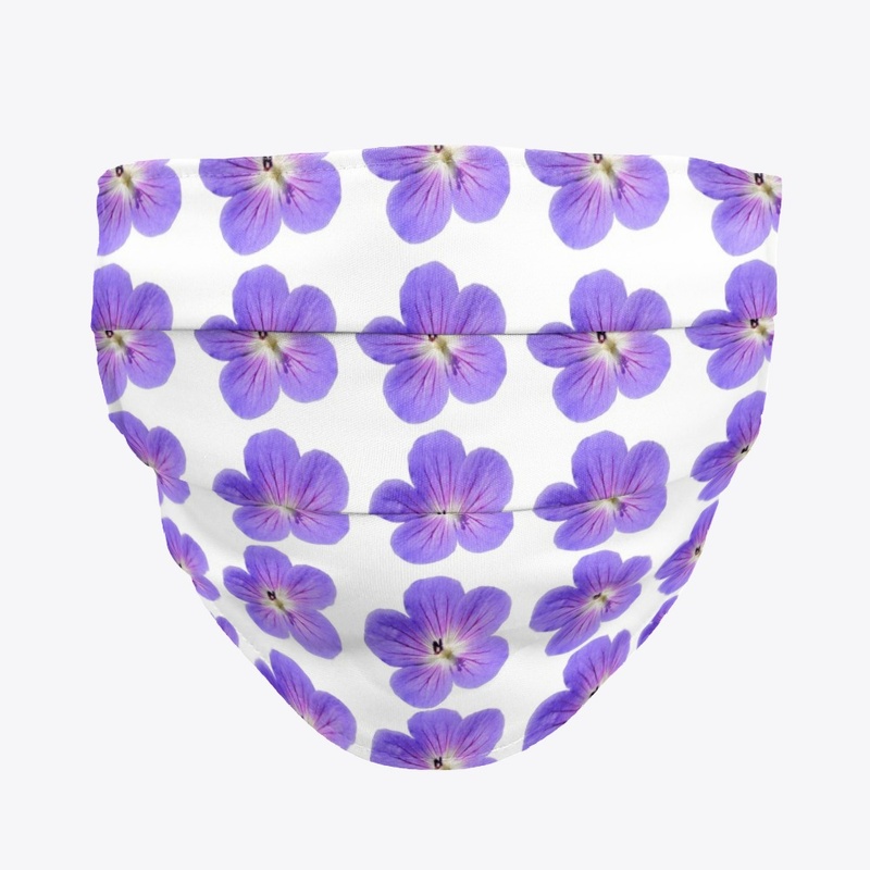 Beautiful flowers pattern mask 