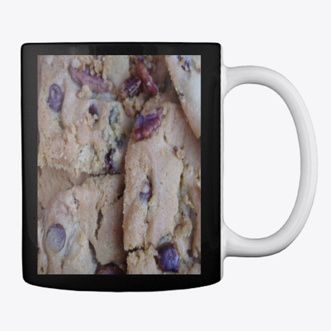 Cookie  Black T-Shirt Back