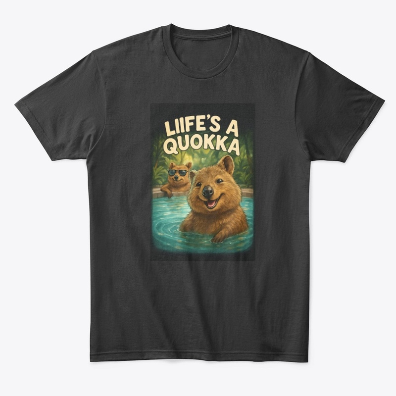 Quokka Pool Party Cute Fun Humor