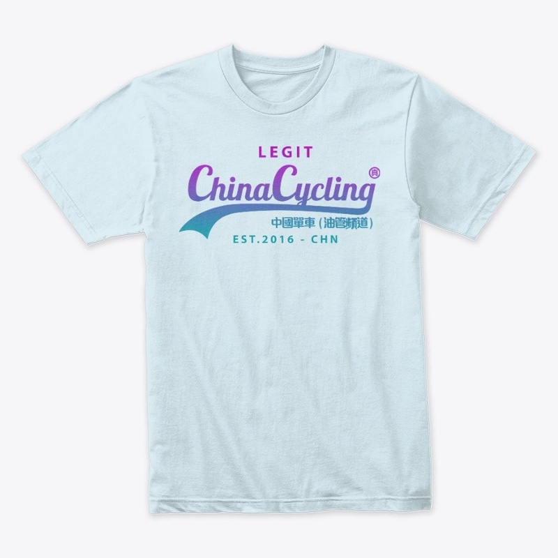 Legit China Cycling - Purple Fade Logo