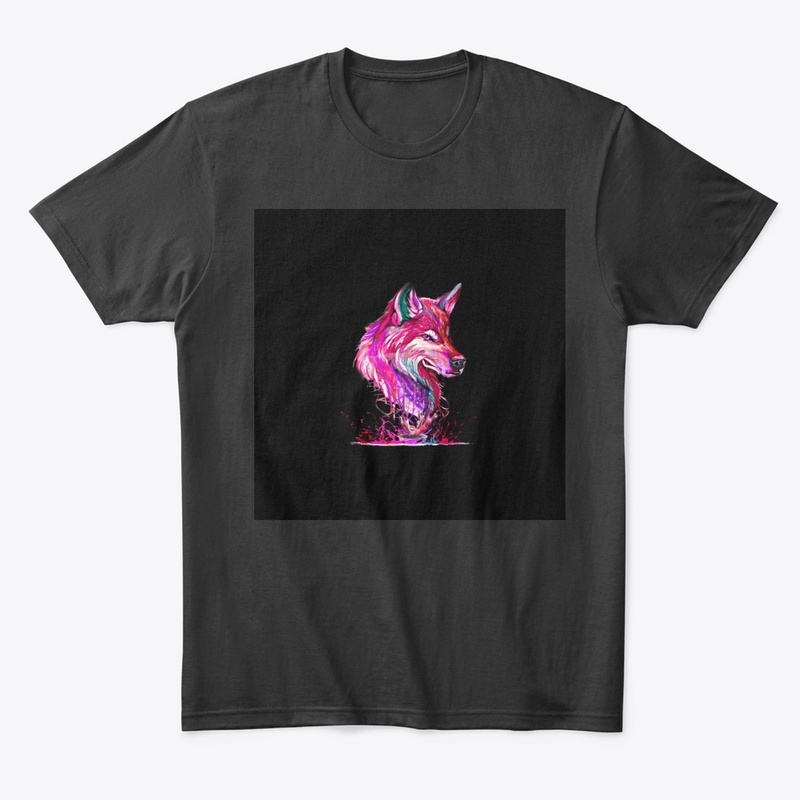 Fox print mug