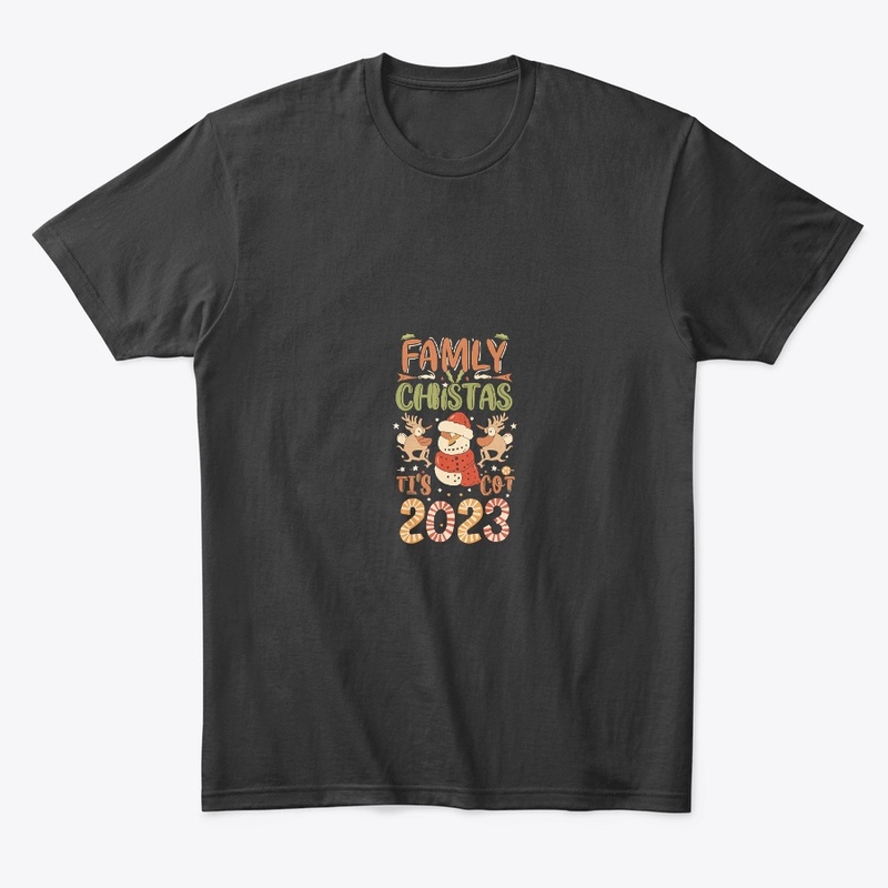 Family christma 2023 t shirt design