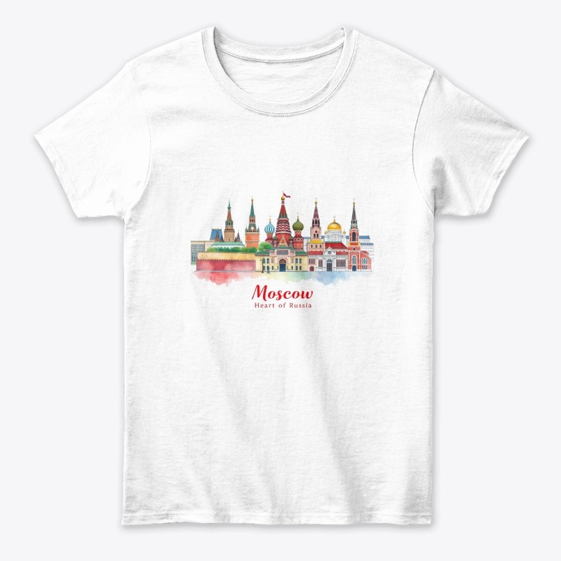 "Colorful Moscow Cityscape Souvenir"