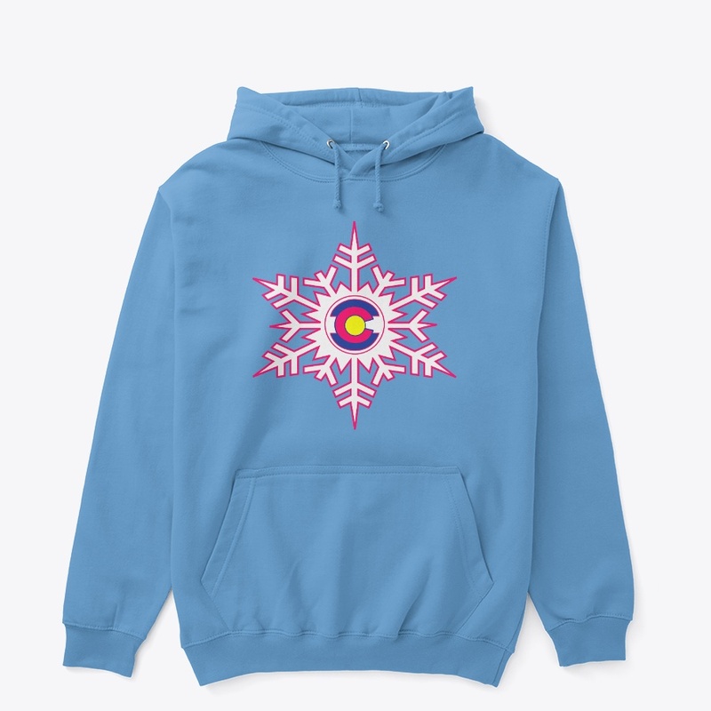 Colorado Snowflake_Hot_Pink!