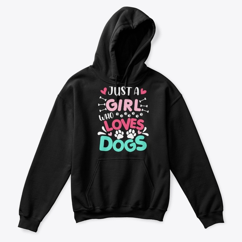 Just A Girl Who Love Dogs Funny T-Shirt