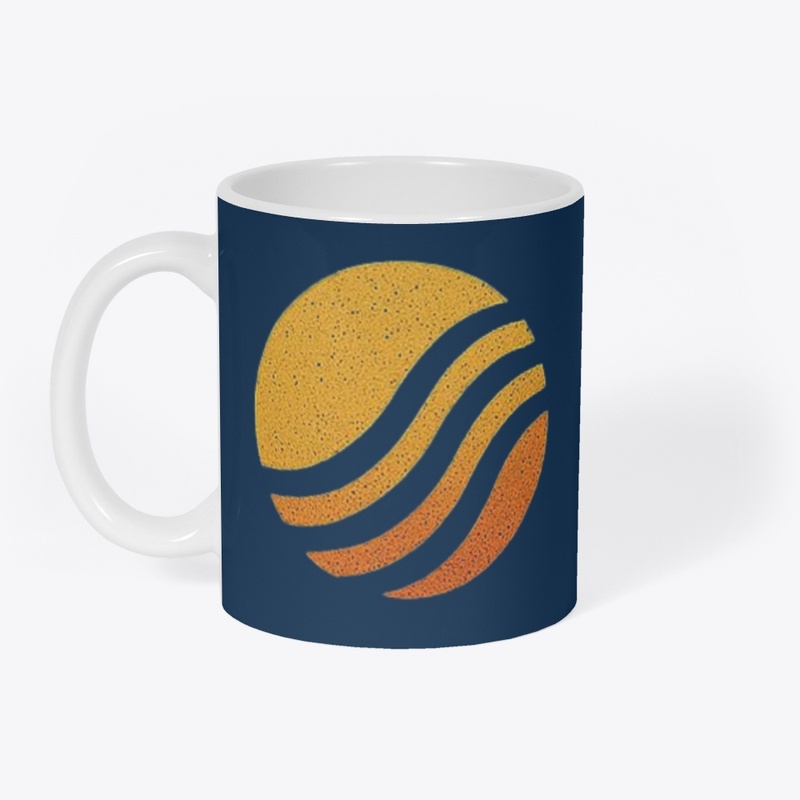 Retro Sunset Waves Beach T-Shirt