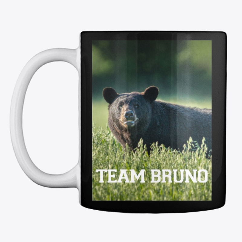 "Bruno" the black bear - coffee mug