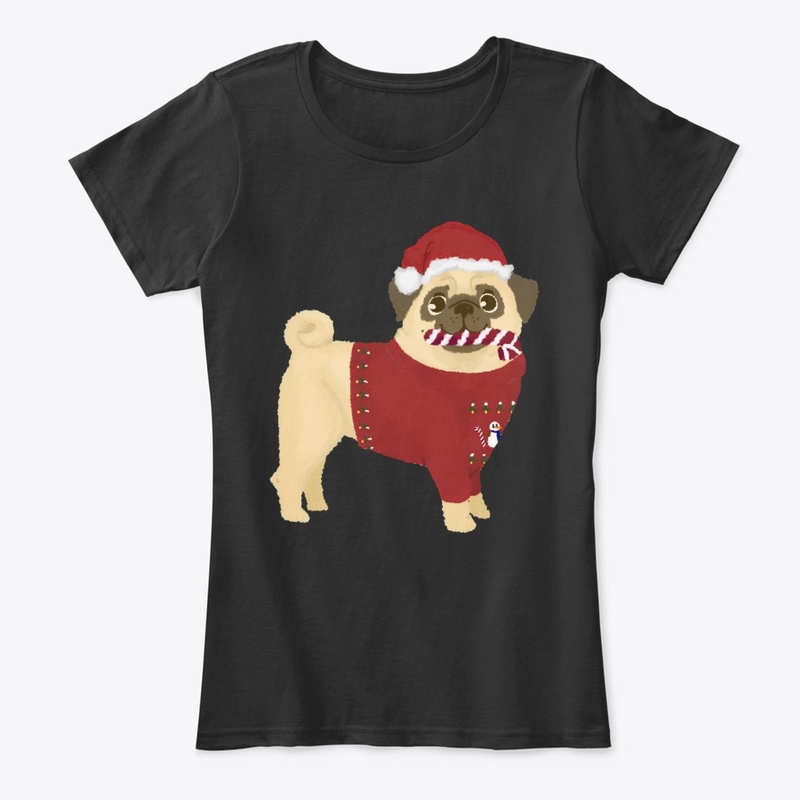 Xmas Pug Classic T-Shirt