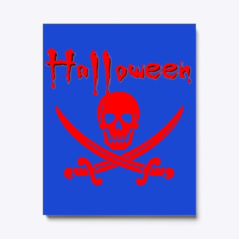 Halloween - Crâne et épées