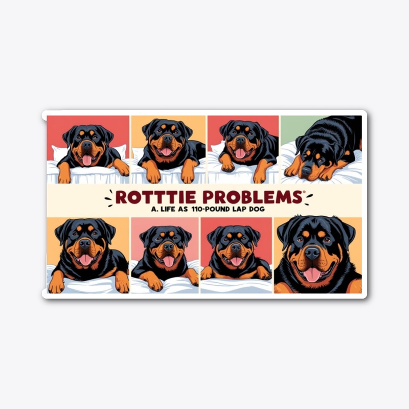 "Rottie Problems" Series Funny 