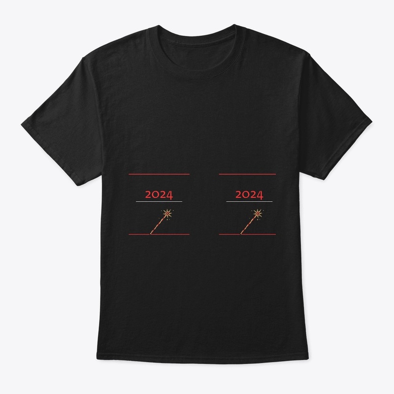 Happy New Year tshirt with fireworks