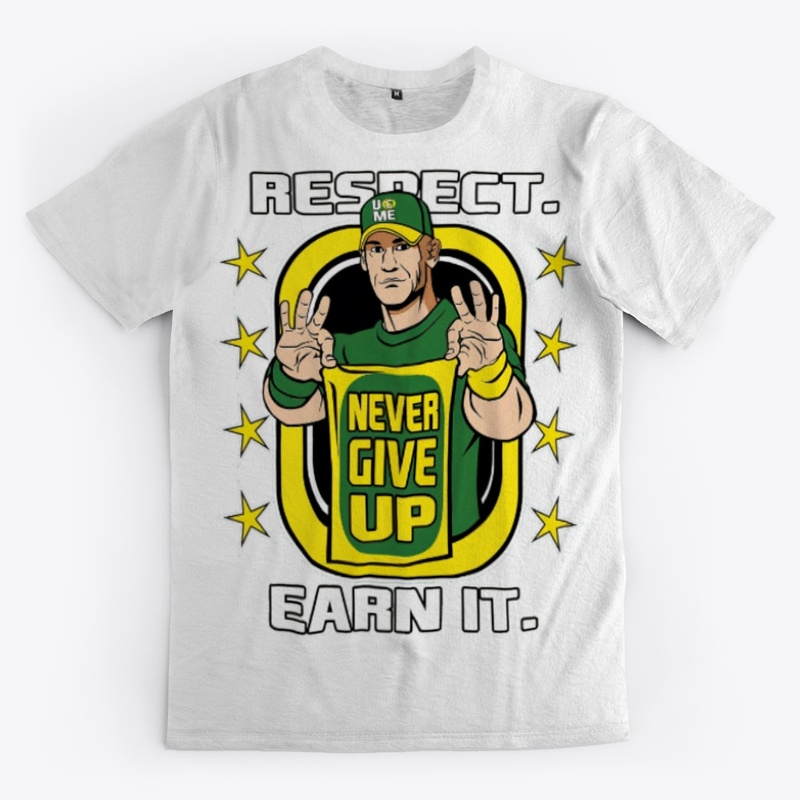 Never Give Up T-shirt Design 