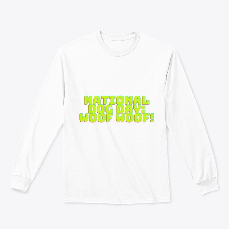 National Dog Day T-Shirt Design