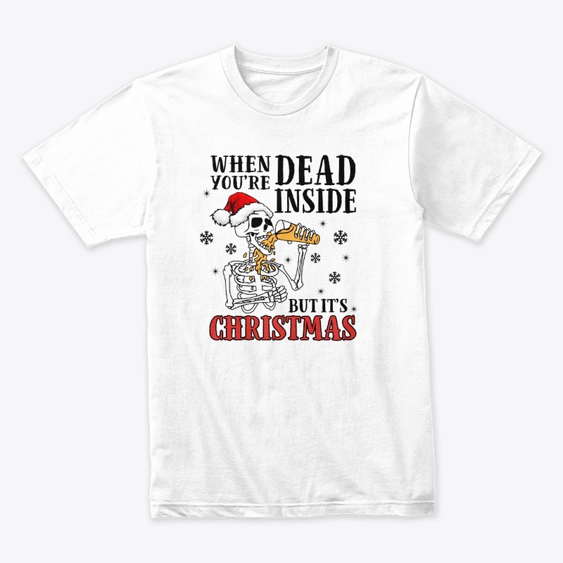 Christmas T-shirt. Adorned
