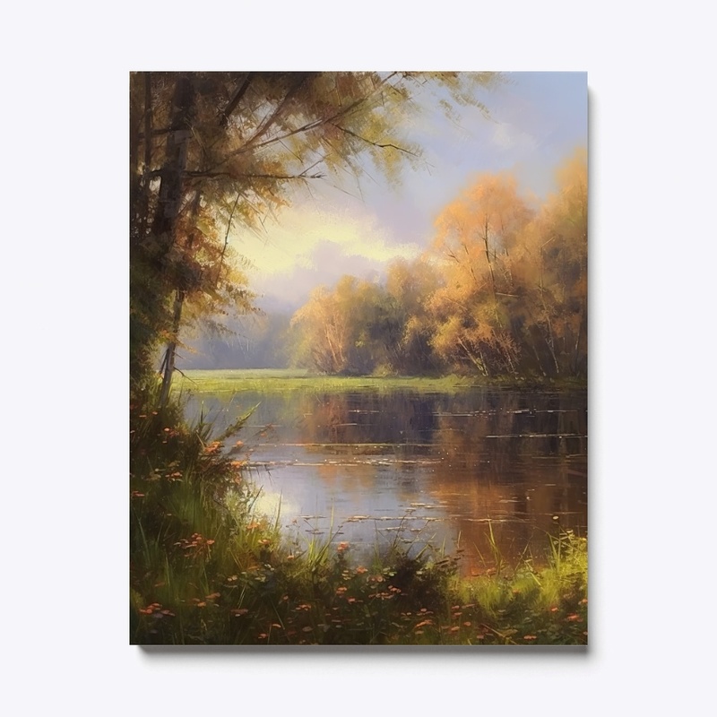 Wall Art - Calming Lake