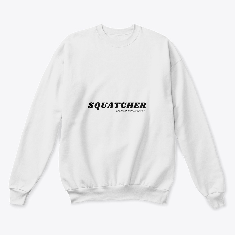 Squatcher Bigfoot Tee  Black letters