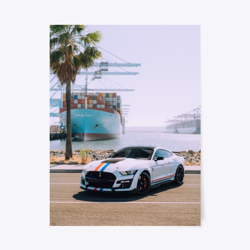 2020 Shelby GT500 Shipping Yard Wall Art