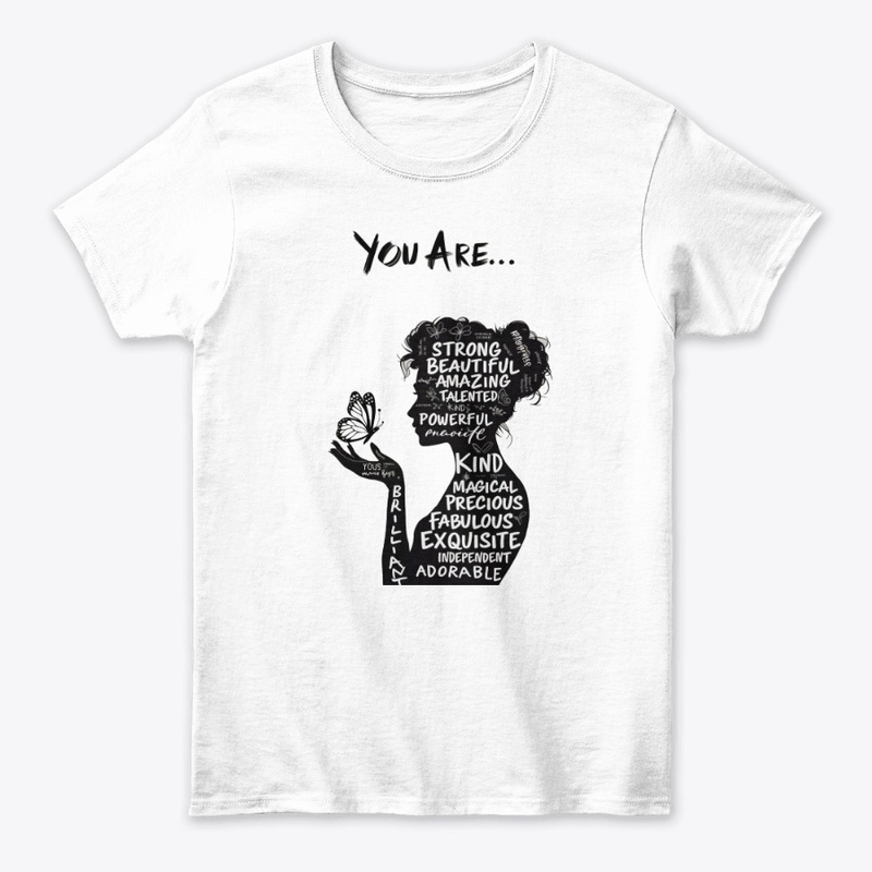 T SHIRT  WITH BEUTIFUL WORDS