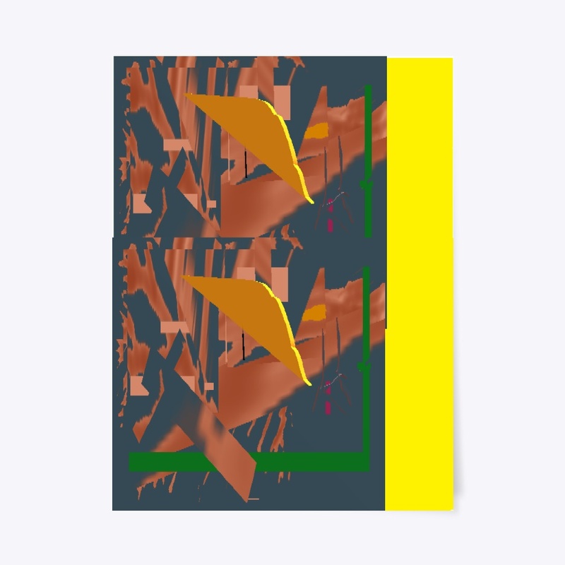 yellow on yellow triangle