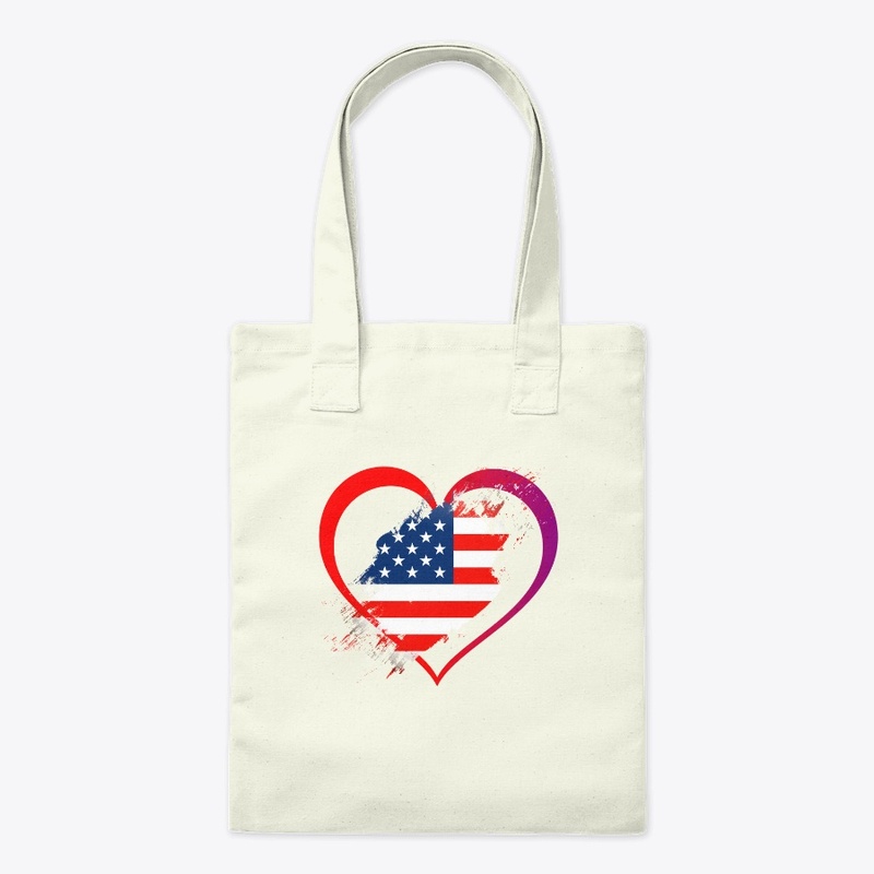 American Heart Flag Tee