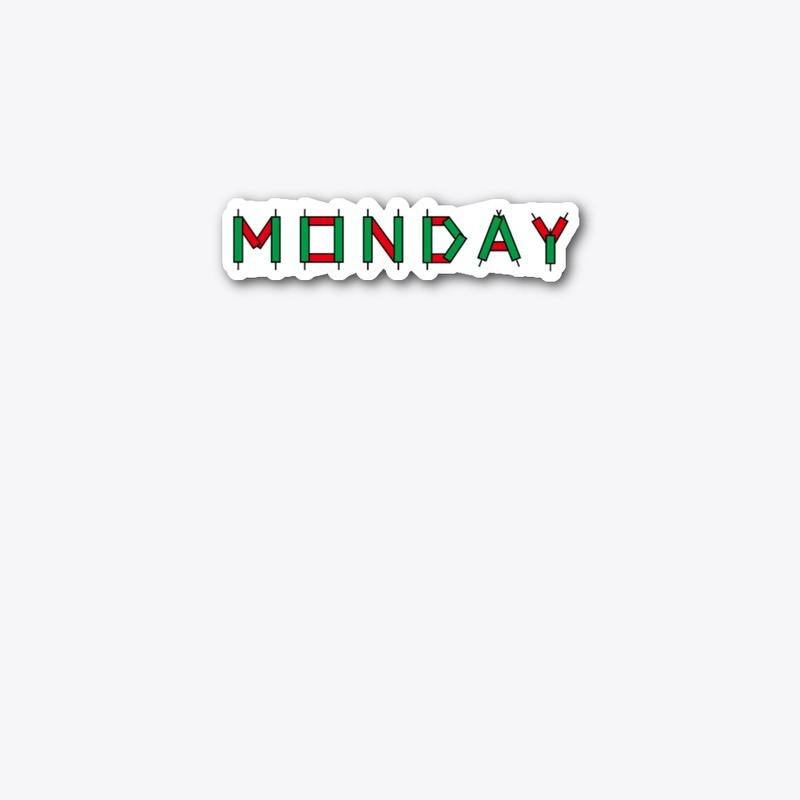 Monday in stick candles
