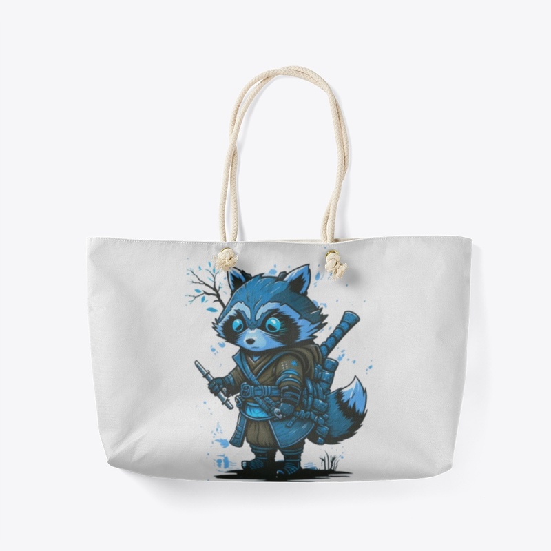Little raccoon samurai anime japonais 