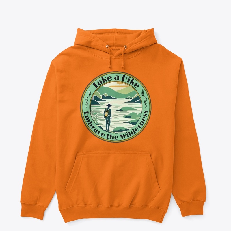 Take Hike Embrace Wilderness Deco Design
