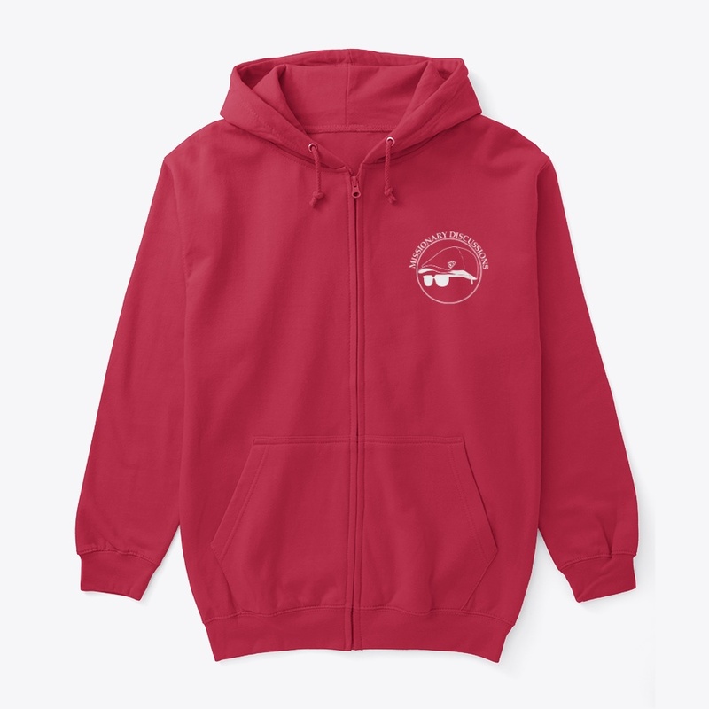 White Logo Hoodie