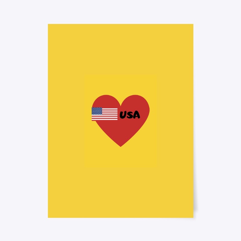 Yellow Patriotic Phone Case and Tee !