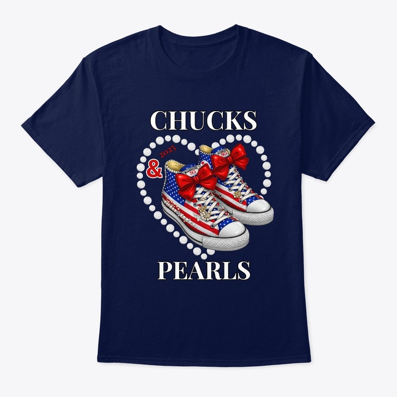 USA Flag 2025 Chucks And Pearls