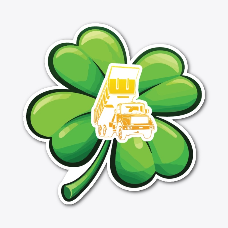 Lucky Dump Truck Driver Shirt 
