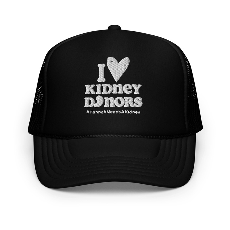 I heart kidney donors hat