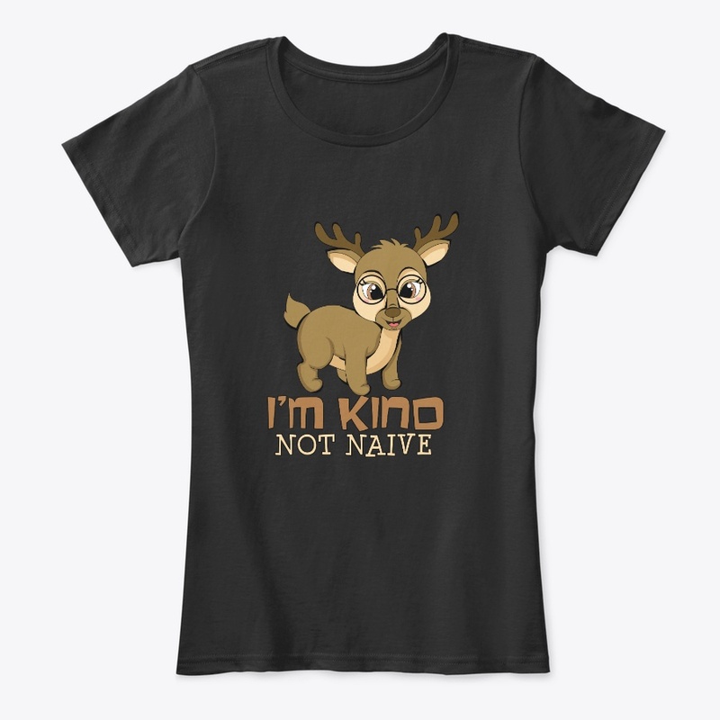 Kind Not Naive Teacher Deer With Glasses