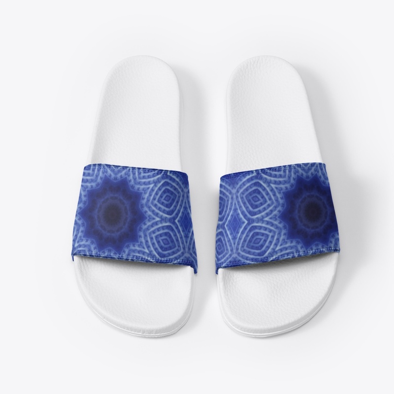 Blue and White Kaleidoscope