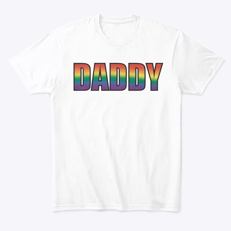 Gay Daddy Rainbow Bold Shirt