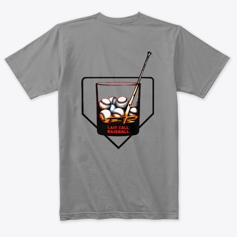 Last Call Baseball Premium Heather Camiseta Back