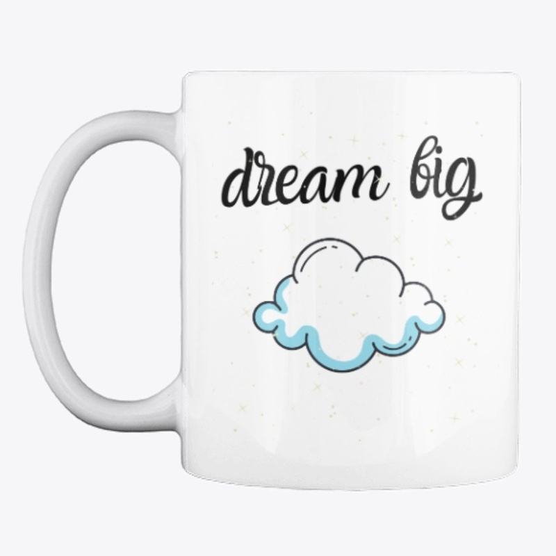 Dream Big Quote Sleep Cloud at Night