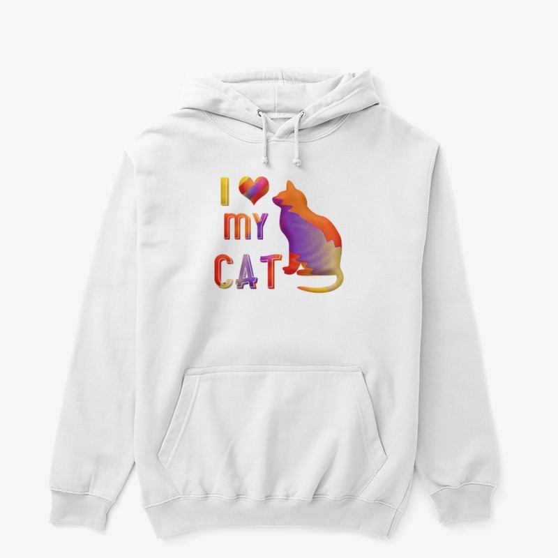 Cat love T shirt