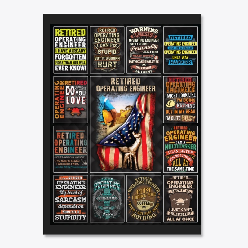 Retired Operating Engineer Collage 