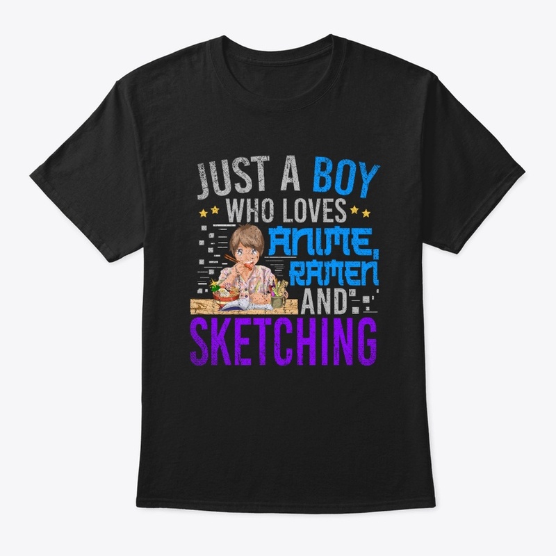A Boy Who Loves Anime, Ramen, Sketching