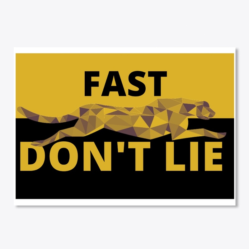 Fast Dont Lie Sticker
