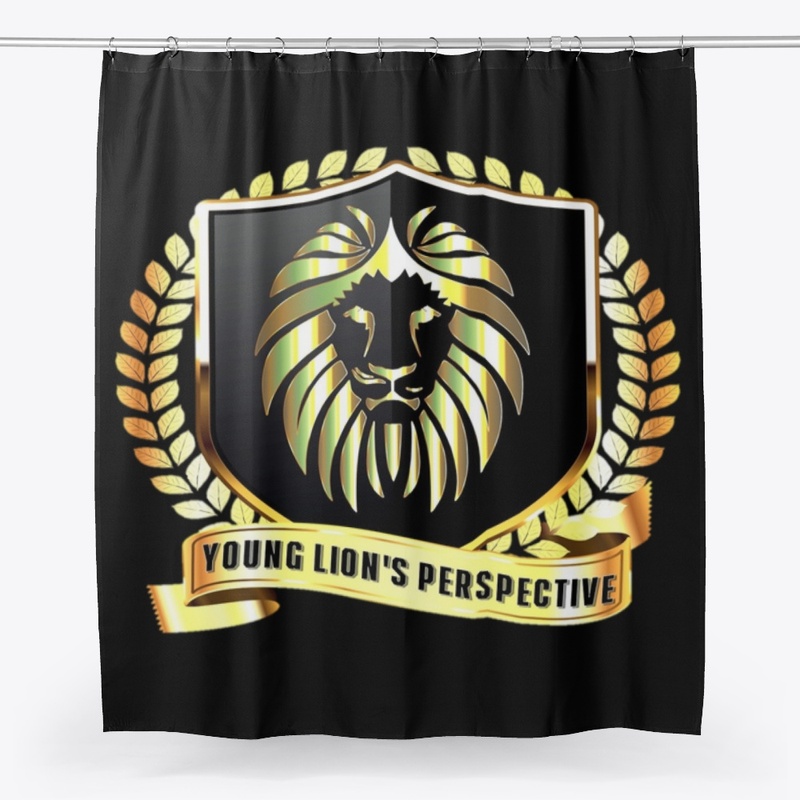 Golden Lion Shower Curtain