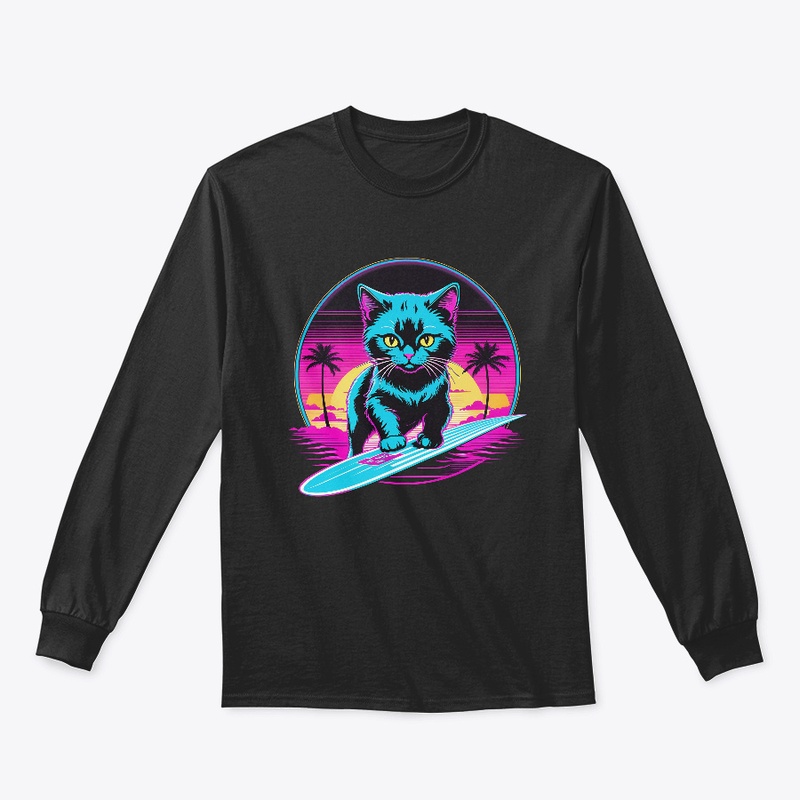 80s Kitty Surfer