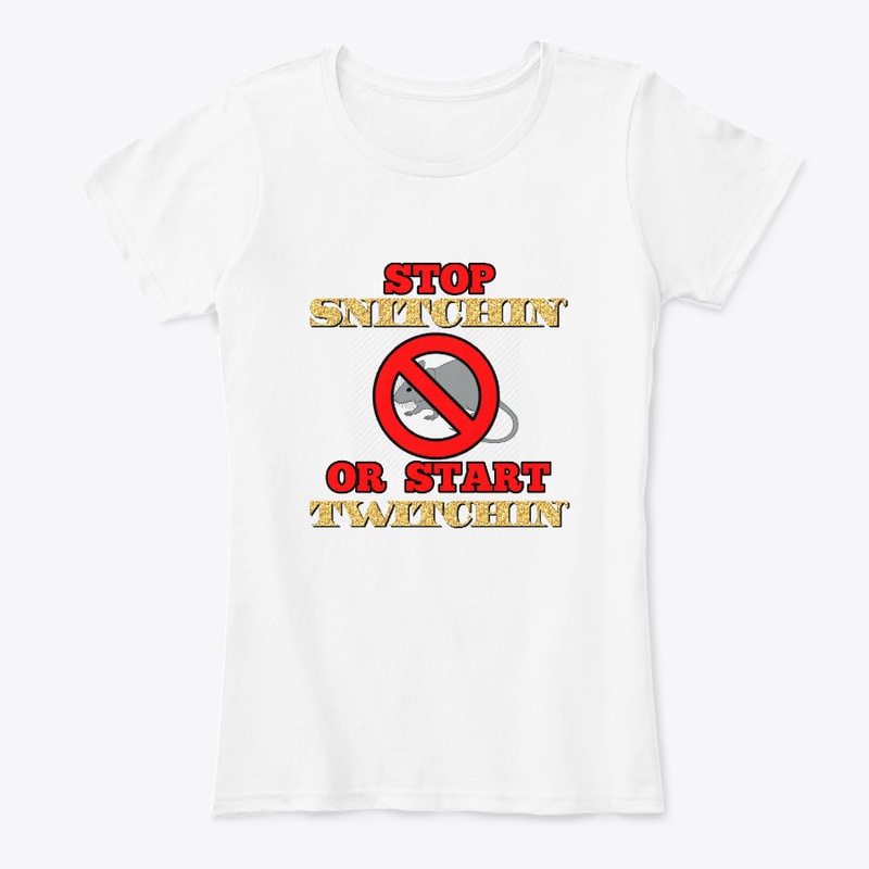 Stop Snitchin' - Red